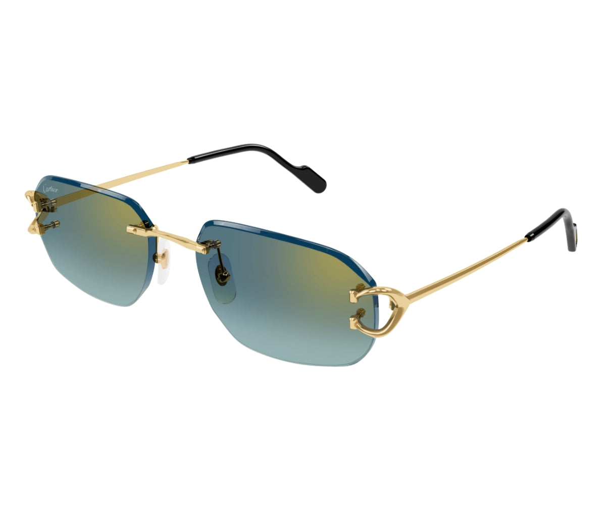 Cartier カフリンクス Buy Cartier Sunglasses 0468S 003 58 | GEM OPTICIANS – GEM Opticians