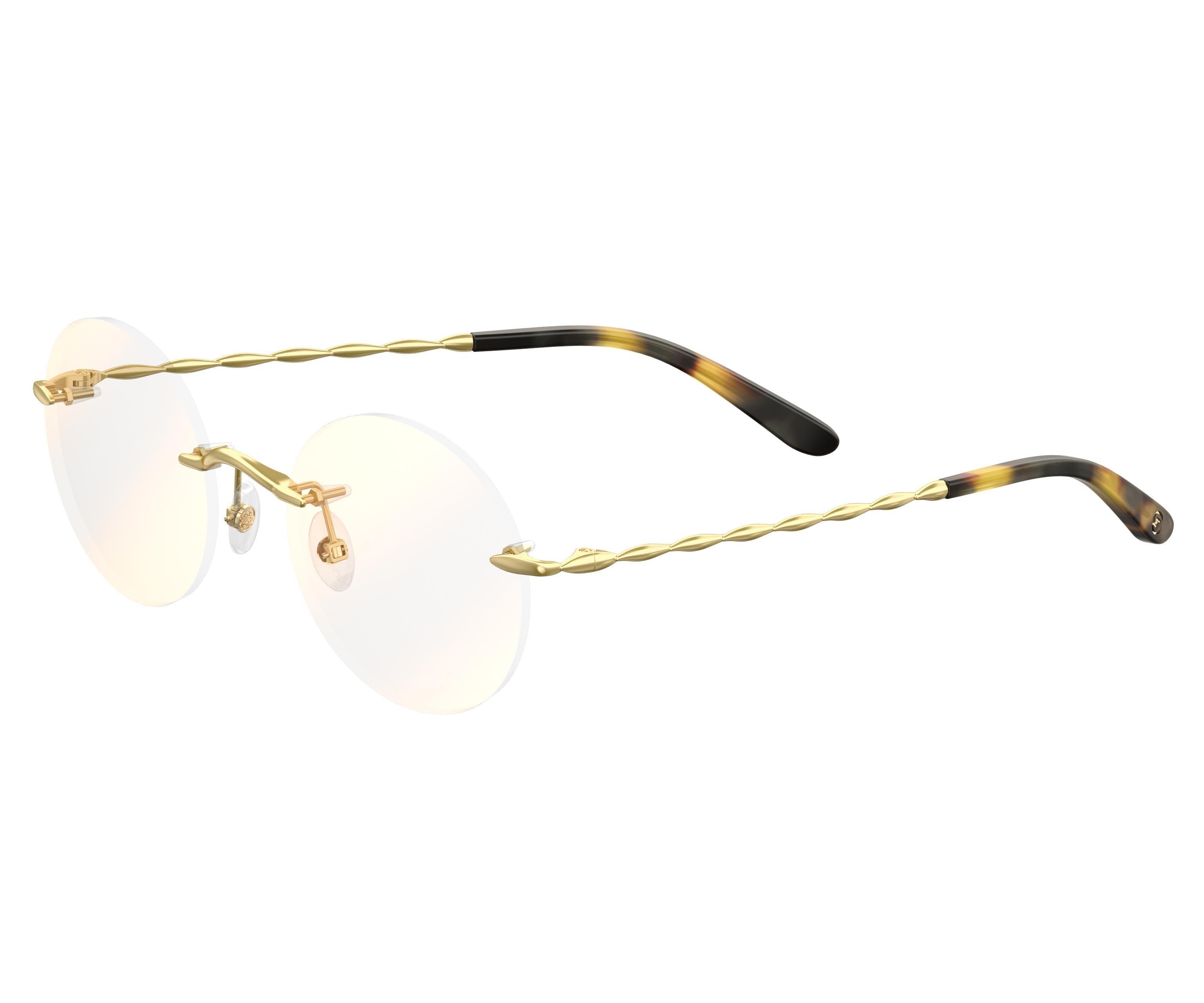 Elie Saab Sunglasses ES008 J5G JO Gold Aviator Frame Mirror Lens 59-14-140 New Ellie Saab Sunglasses ES 001/S 06JO3 Acetate Metal Italy  main image 3