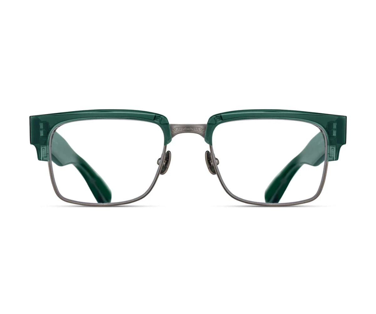 Matsuda_Glasses_M2071_Bottle Green & Antique Silver_53_0