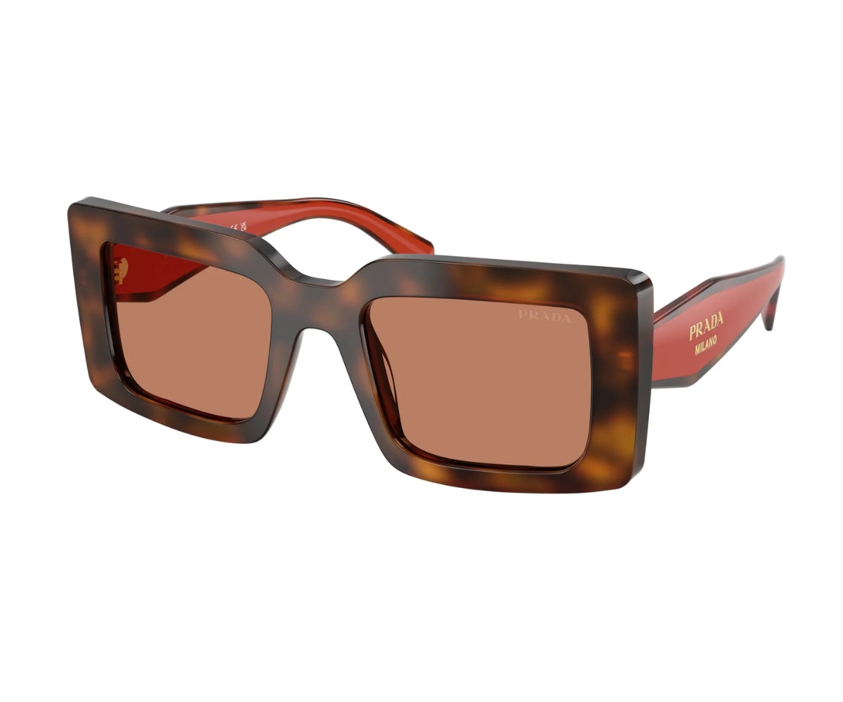 PRADA メタリックディスクミュール オレンジ Buy Prada Sunglasses D01S 01K/90Q 52 | GEM OPTICIANS – GEM Opticians