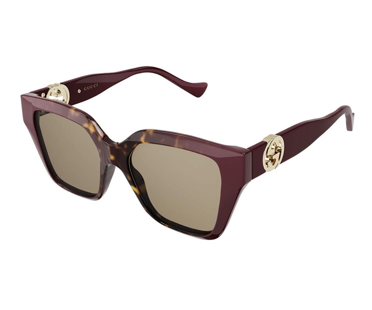 NWT Gucci GG1023S-003-54 Gold Cat Eye 54mm Sunglasses GUCCI Sunglasses GG1023S-003-54 mm With Chain New | eBay main image 2