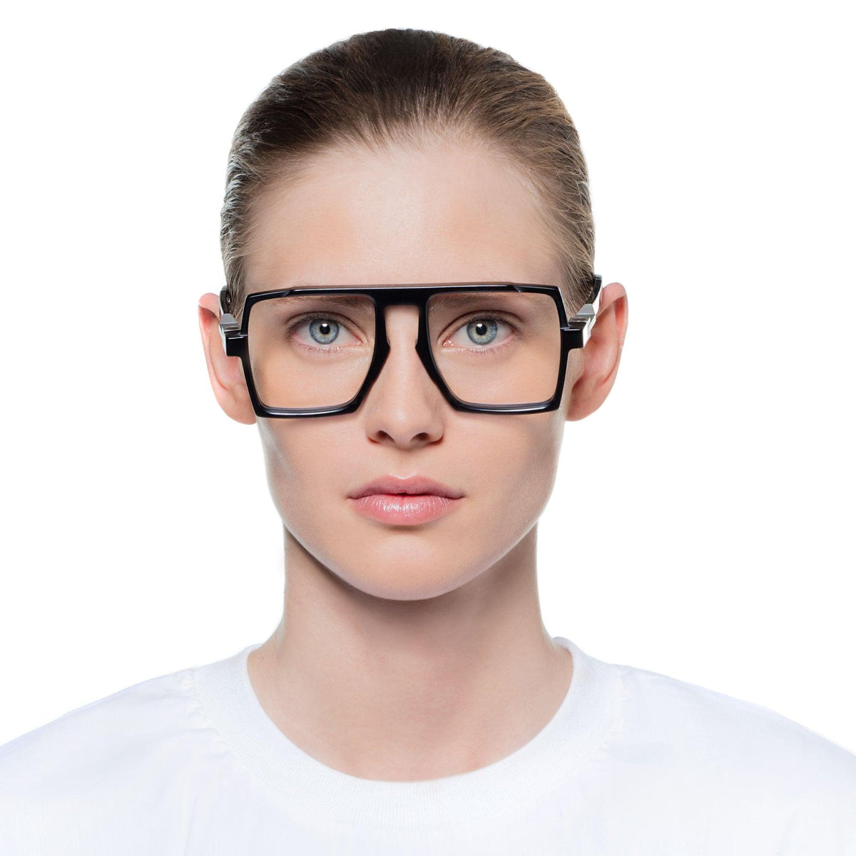 Vava Eyewear_Glasses_BL0025_BLACK_54_Model 1