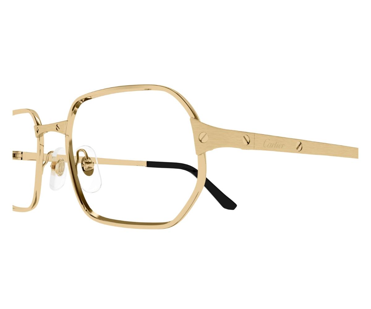 18k Gold Glasses Cartier Specs Frame Cartier Solid Gold Eyeglasses