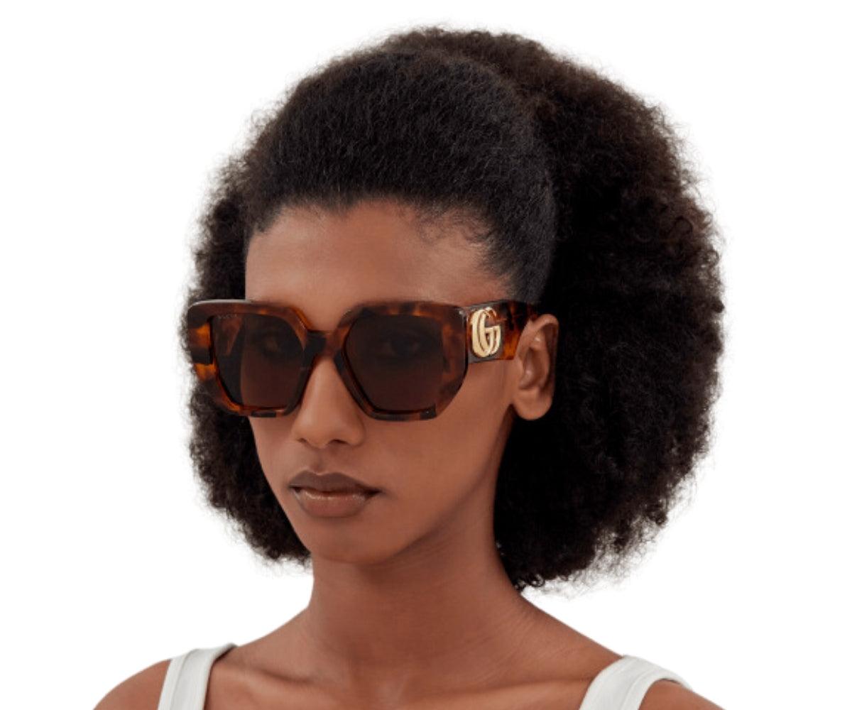 Gucci oversized shops acetate sunglasses