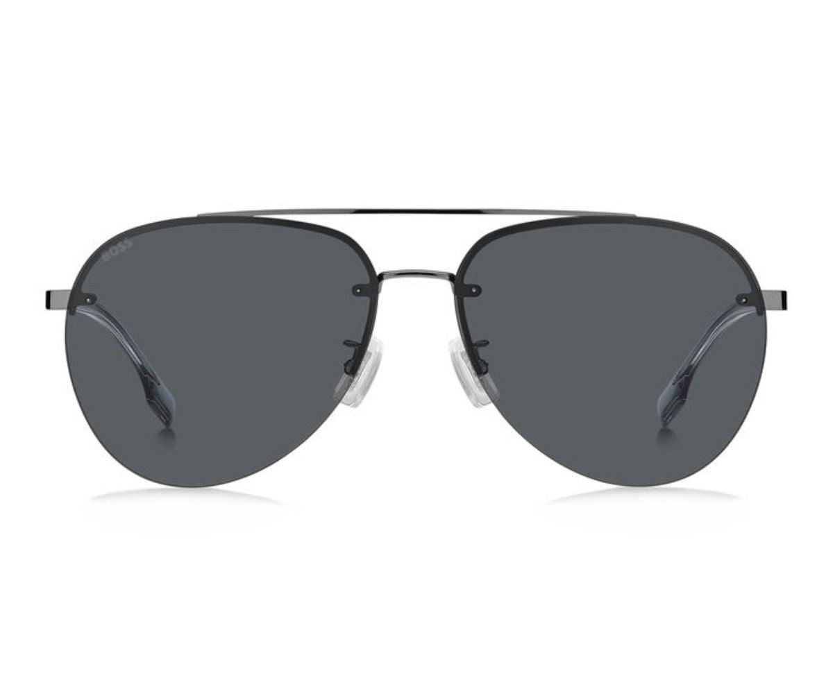 NWT Hugo Boss BOSS 1537/F/SK-0V81 IR Dk Ruthenium Aviator 62mm Sunglasses BOSS -  main image 4