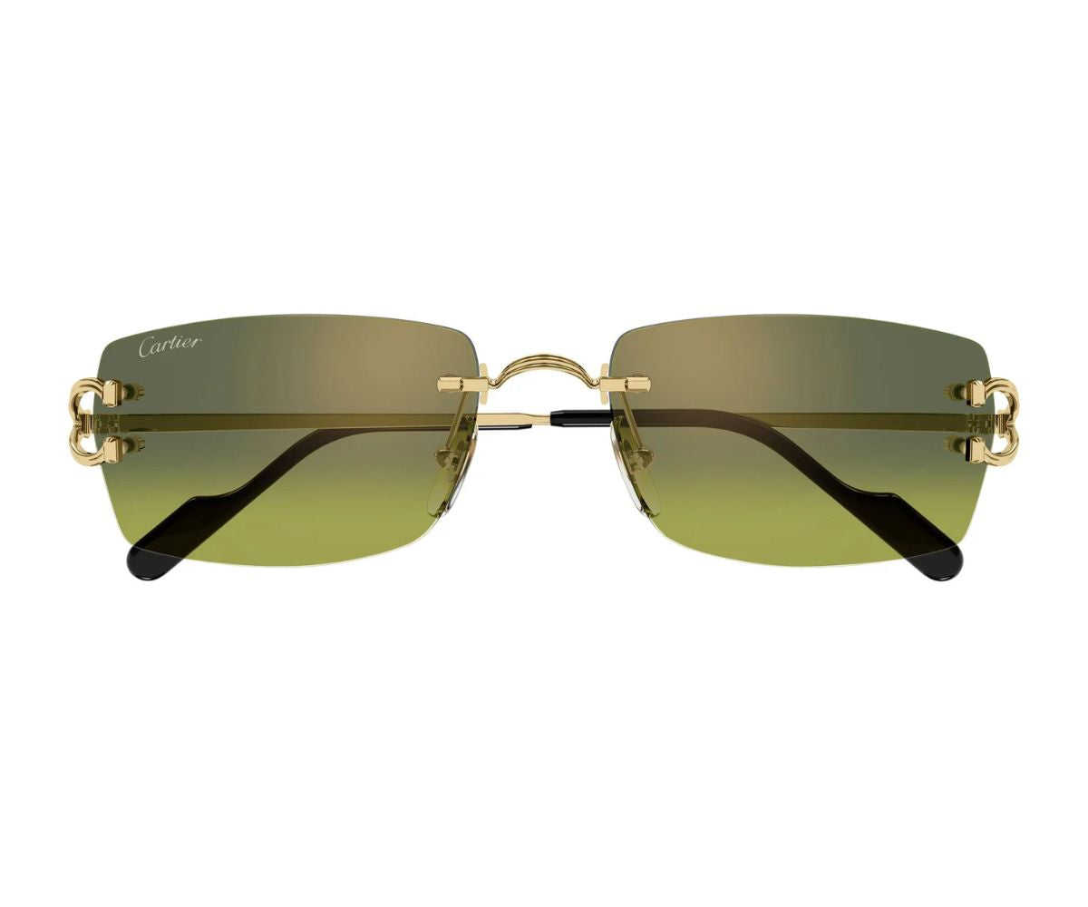 Buy Cartier Sunglasses 0550S 006 56 | GEM OPTICIANS – GEM Opticians