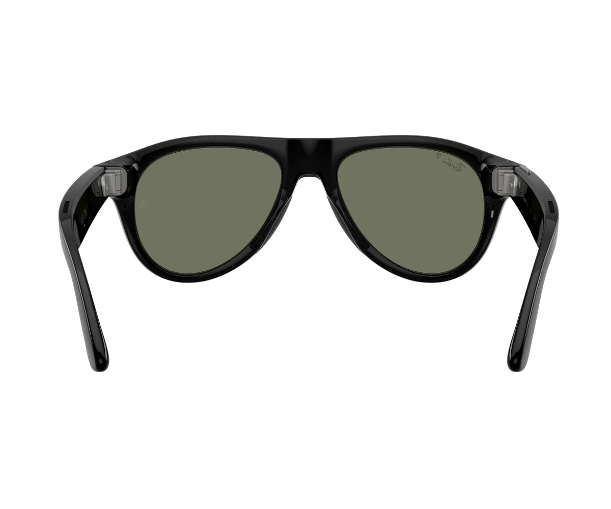 RW4016 Meta Aviator (GEN 3) Green Polarised Shiny Black 601/9A 54