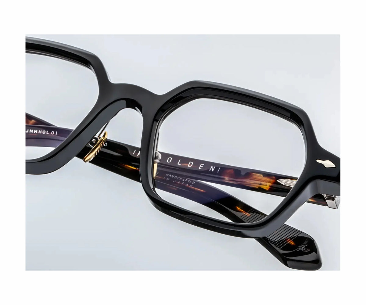 Buy Jacques Marie Mage Glasses HOLDEN NOIR 50 | GEM OPTICIANS