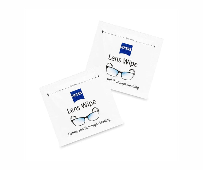 Lens cleaning wipes - GEM Opticians sample