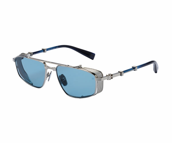 Balmain_Sunglasses_Brigade - V_BPS-142F_SLV - BLU_56_3045
