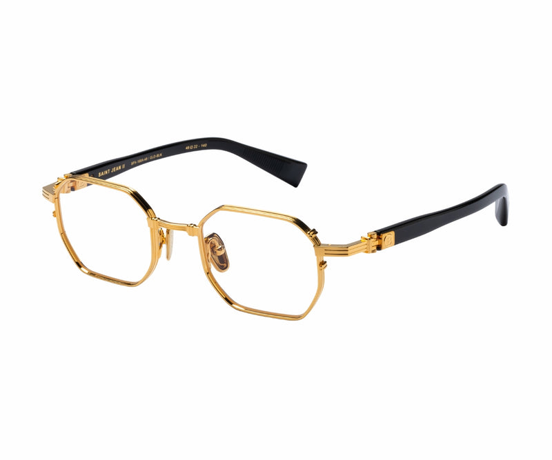 Balmain_Glasses_Saint Jean - Ii_BPX-166A_GLD - BLK_48_3045