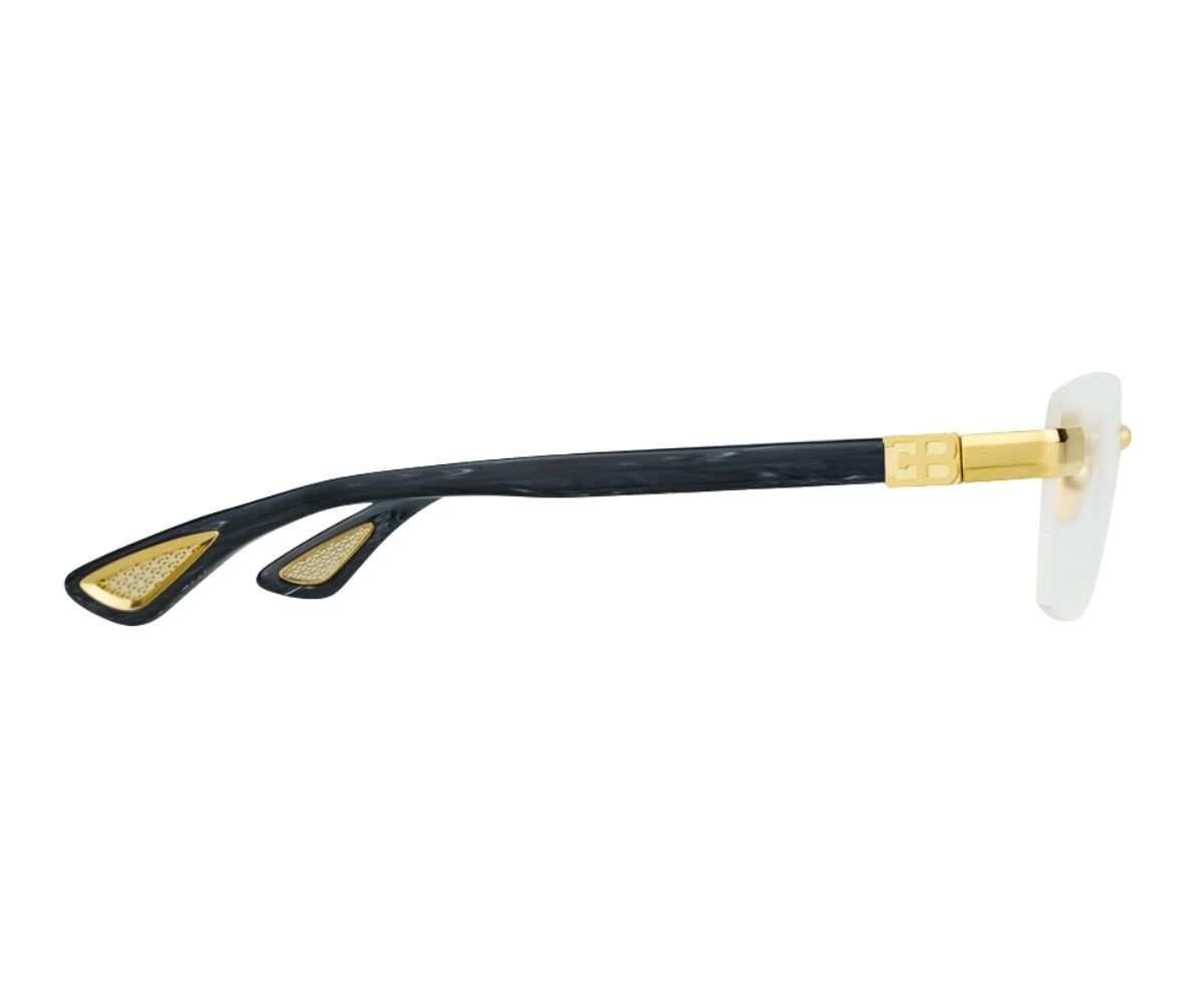 Bugatti_Glasses_36B_Black Horn - 24K Yellow Gold_58_90