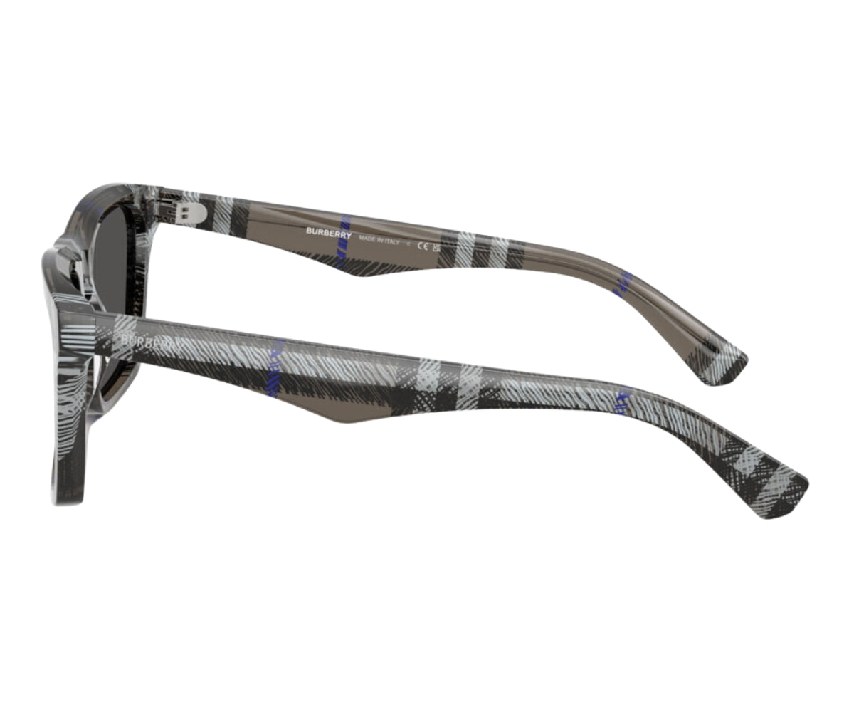 Authentic Burberry Sunglasses, 0BE4434 Check Lichen/Dark Grey, 57-20-145, ITALY Buy Latest Burberry Square Sunglasses B4434 for Men & Women  main image 4