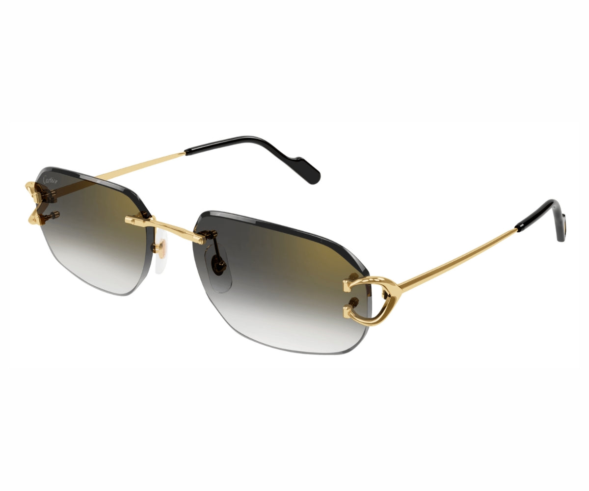 Buy Cartier Sunglasses 0468S 002 58 | GEM OPTICIANS – GEM Opticians