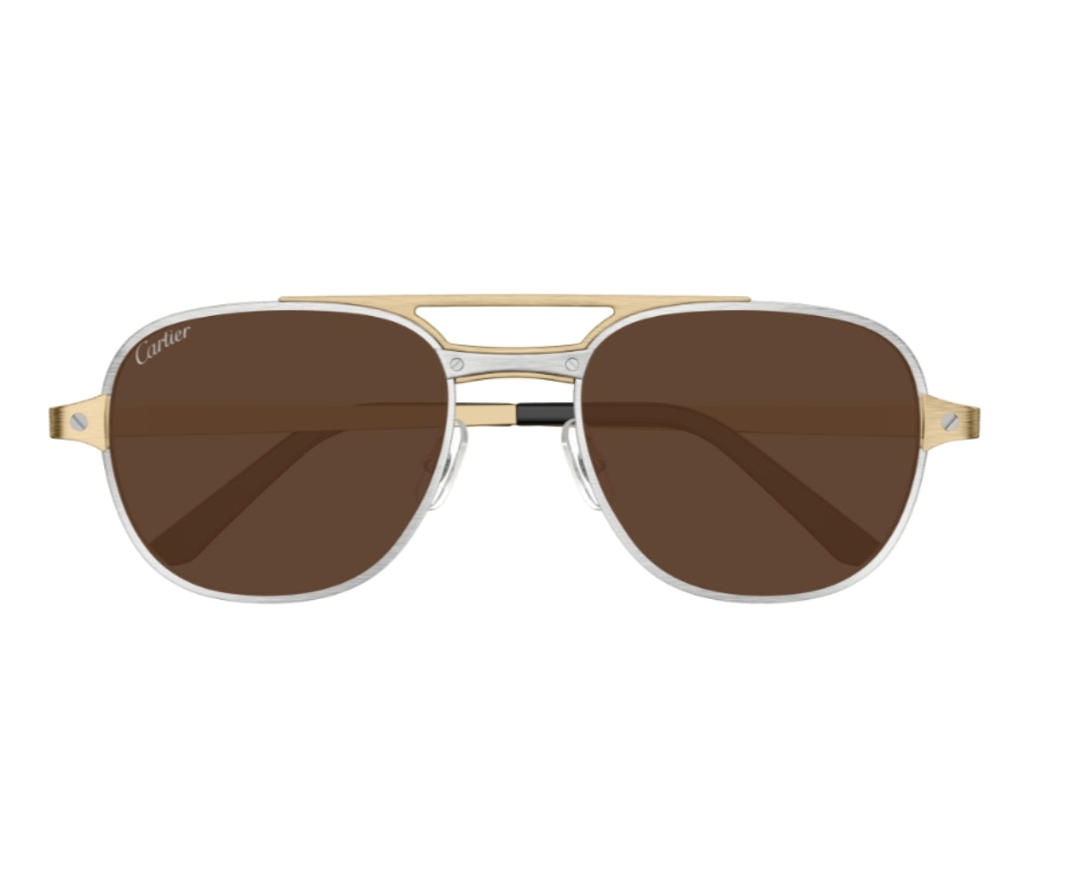 Buy Cartier Sunglasses 0477S 004 56 | GEM OPTICIANS – GEM Opticians