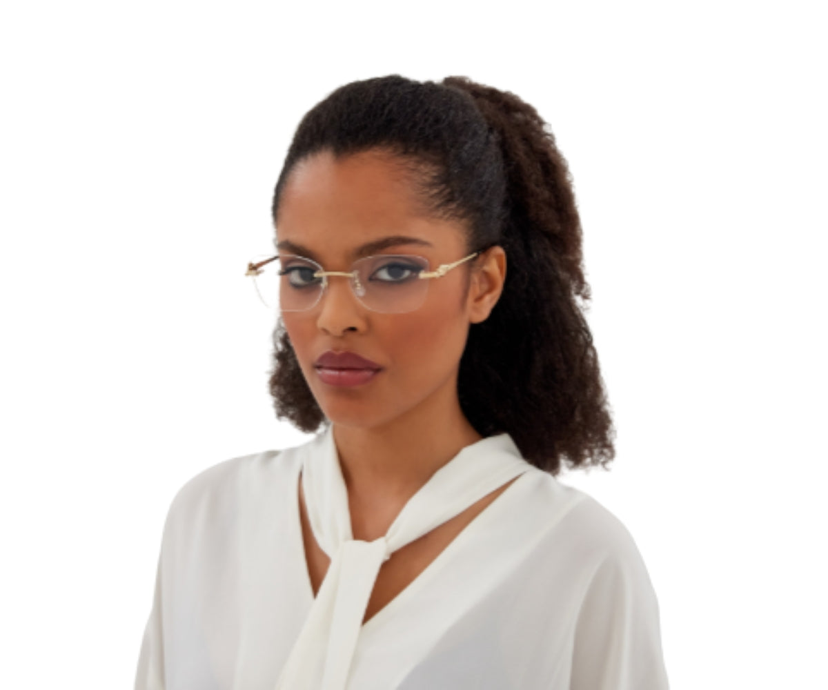 Buy Cartier Glasses 0522O 001 57 | GEM OPTICIANS – GEM Opticians