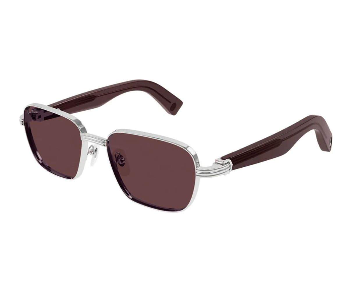 Buy Cartier Sunglasses 0538S 007 55 | GEM OPTICIANS – GEM Opticians