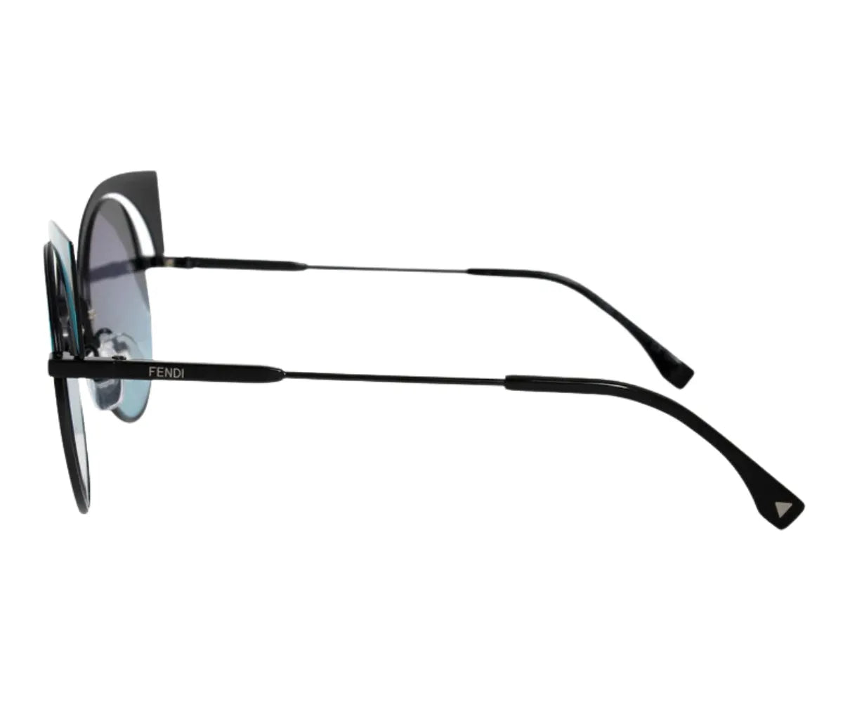 FENDI 0215/S 53 mm NEW Fendi Grey Gradient Round Sunglasses FF 0215/S 0M19L 53  main image 3
