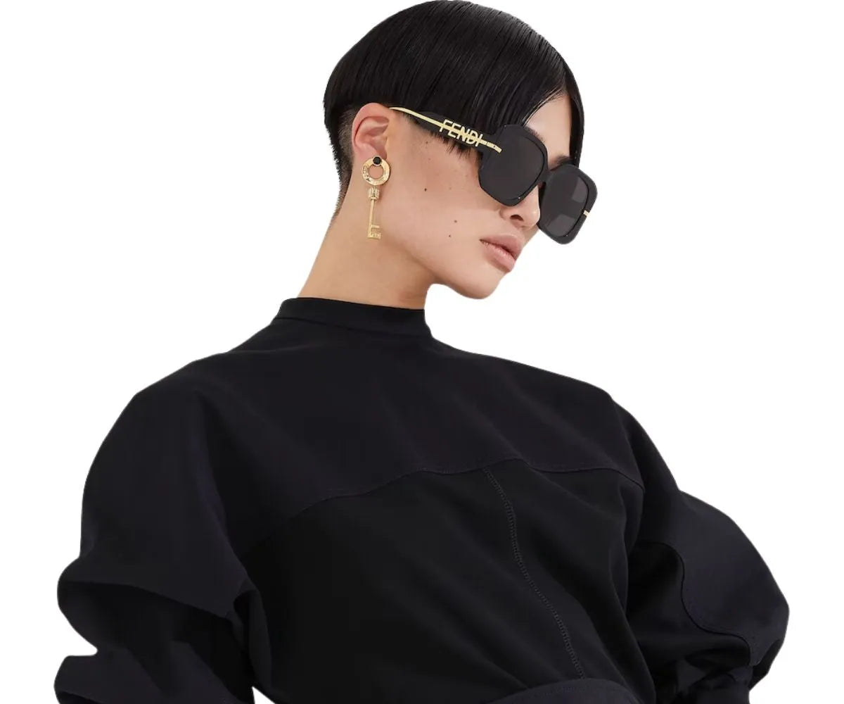 Buy Fendi Sunglasses 40065I 01B 55 | GEM OPTICIANS – GEM Opticians