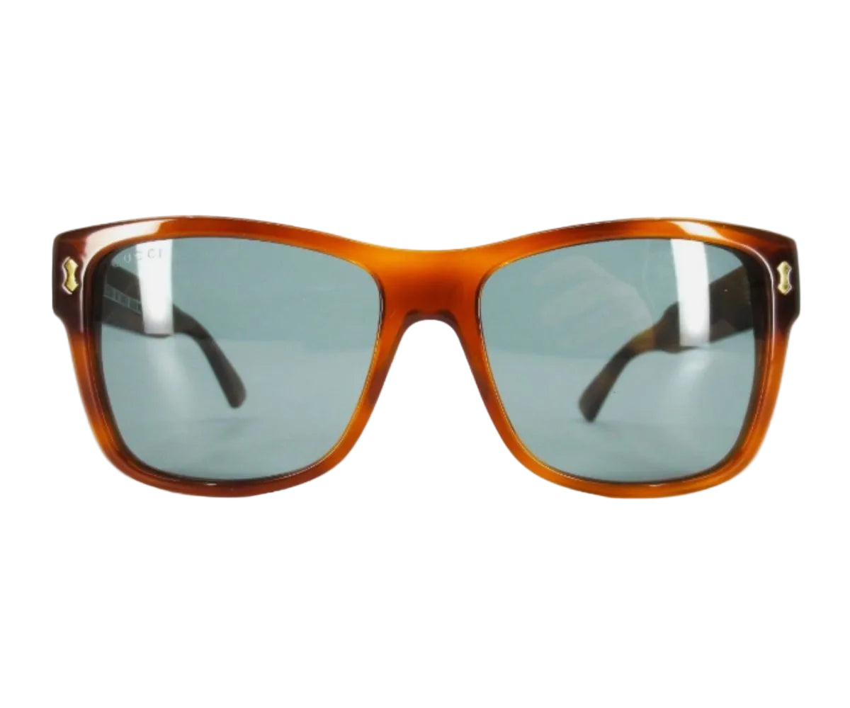 Unisex Gucci Tortoiseshell Brown Sunglasses- GG0052S GUCCI EYEWEAR Oval-frame tortoiseshell acetate sunglasses  main image 4