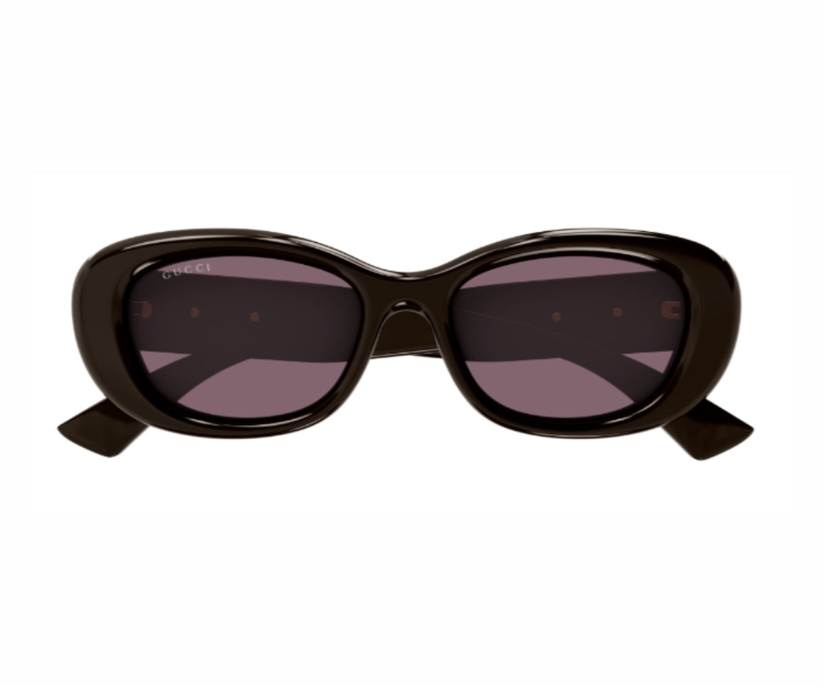 Gucci GG 1829SK 004 Cat Eye Brown Sunglasses Maui Rose Lenses 53mm Gucci GG1604S 004 Sunglasses - US main image 4