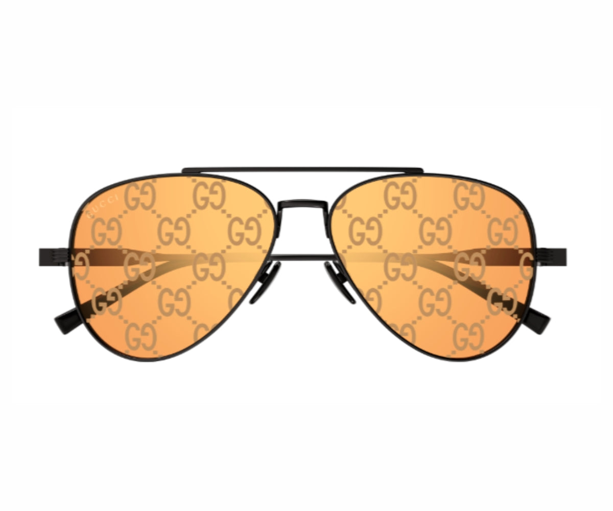 NWT Gucci GG1874S-005 Unisex Sunglasses Gucci GG1874S 005 Pilot Sunglasses Matte Black - eye-oo.com main image 3