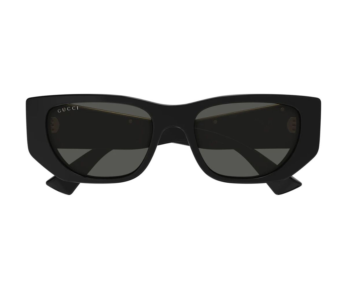 Gucci black oversized sunglasses with dark lenses, luxury designer style for women and men