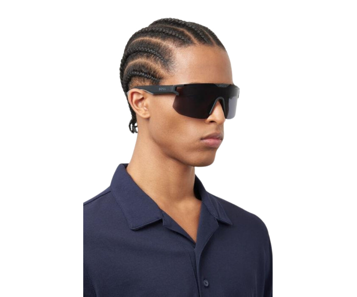 Hugo Boss Oversized Black Sunglasses Hugo Boss Sunglasses BOSS-1730-S 807/9O main image 2