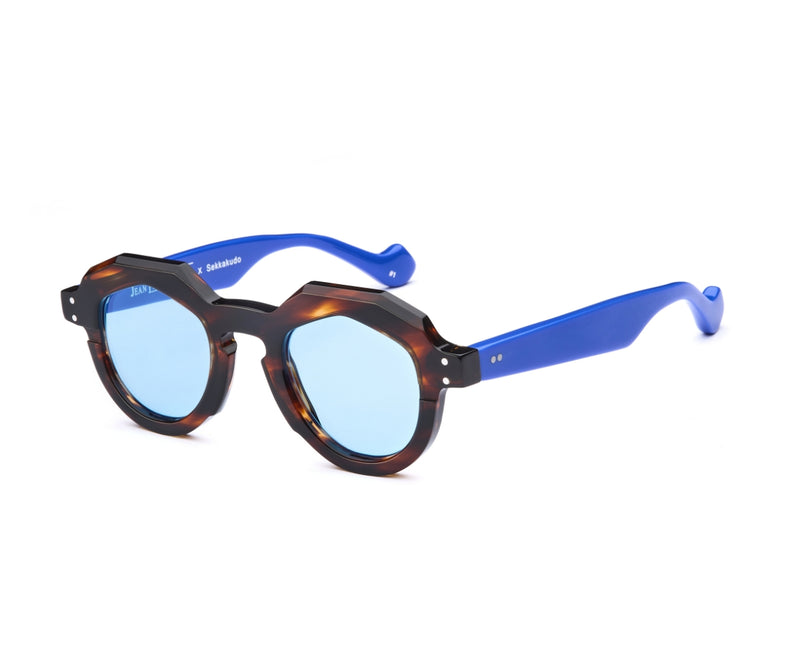 Jean Philippe Joly_Sunglasses_O-O COLLABORATION_339 HAVANA BROWN / BLUE_42_3045