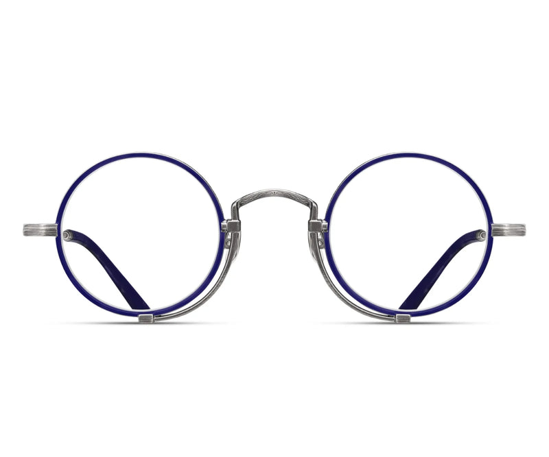 Matsuda_Glasses_10103H-I_Antique Silver - Navy_43_0