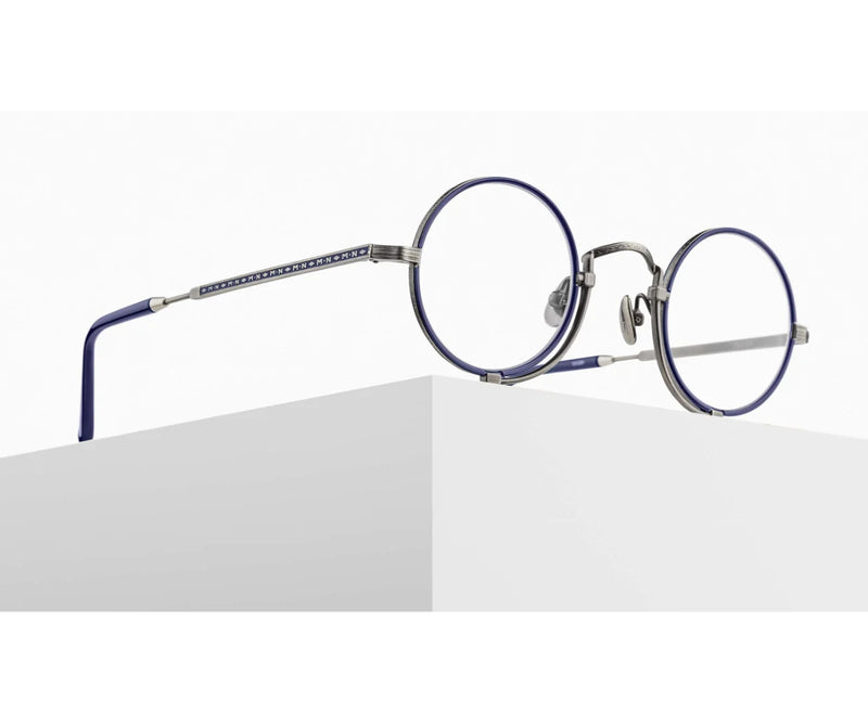 Matsuda_Glasses_10103H-I_Antique Silver - Navy_43_3045