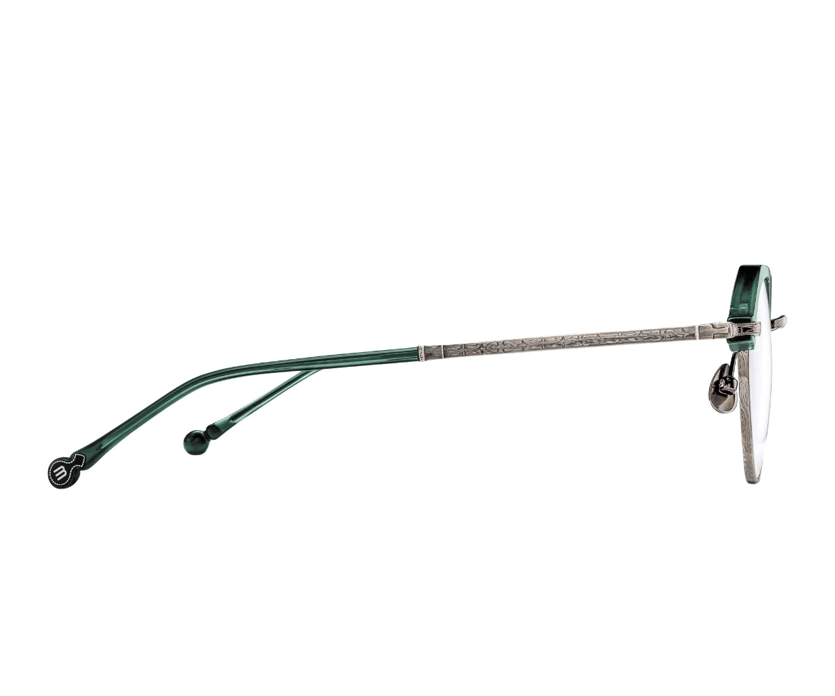 Matsuda_Glasses_M2064_Matte Bottle Green - Antique Silver_48_90
