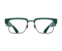 Matsuda_Glasses_M2071_Bottle Green & Antique Silver_53_0 view 1