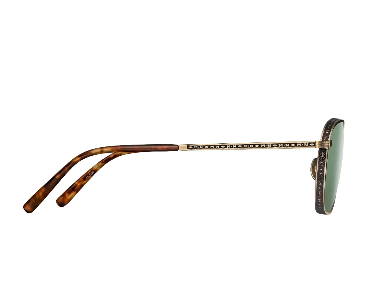 Matsuda_Sunglasses_M3101_Antique Gold - Dark Brown_52_90
