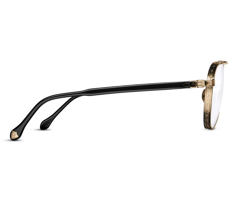 Matsuda_Glasses_M3116_Brushed Gold - Black_54_90