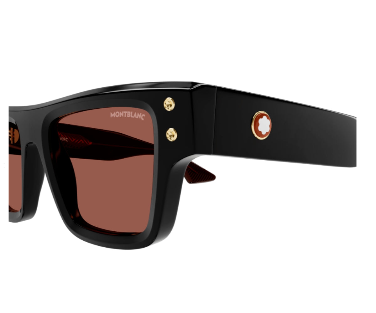 Buy Montblanc Sunglasses 0253S 008 52 | GEM OPTICIANS – GEM Opticians