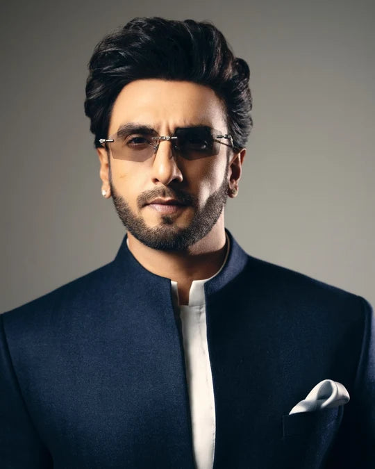 Ranveer Singh wearing Kuboraum Sun Mask H63 eyewear