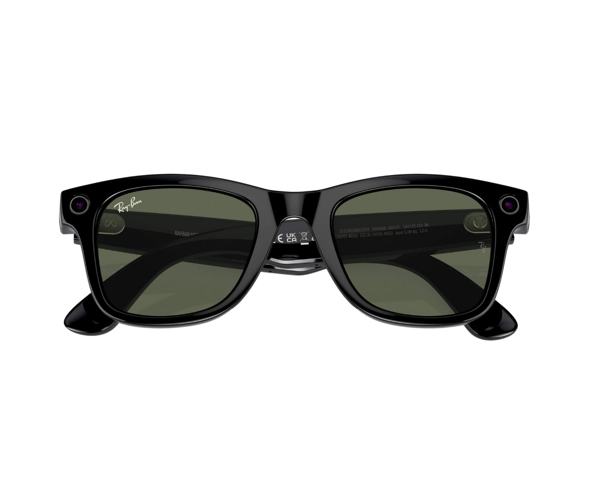 Buy Rayban RW4006 META WAYFARER BLACK 601/71 50 at GEM Opticians