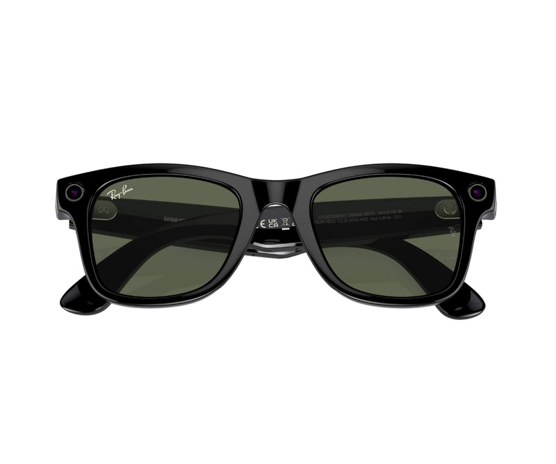 Buy Rayban RW4006 META WAYFARER BLACK 601/71 50 at GEM Opticians