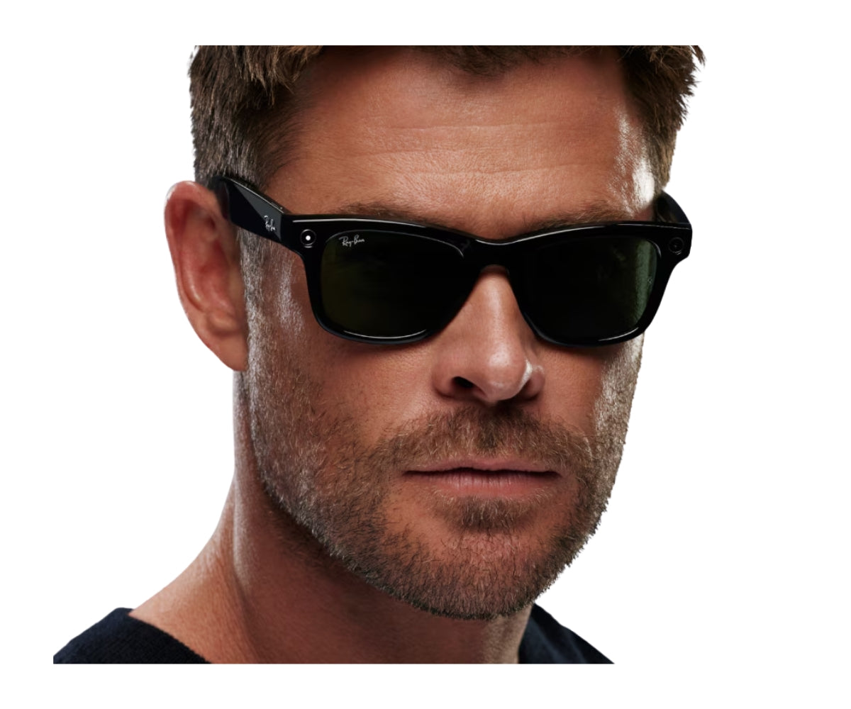 Buy Rayban RW4006 META WAYFARER BLACK 601/71 50 at GEM Opticians