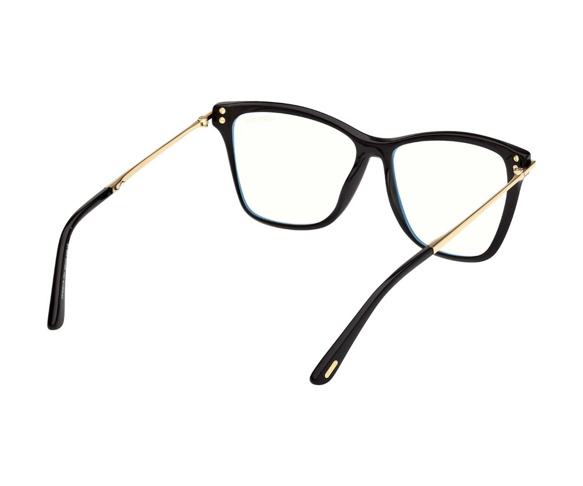 Tom Ford Black Cat-Eye Glasses with Gold Accent TOM FORD Icon Collection Cat-Eye Sunglasses | Neiman Marcus main image 3