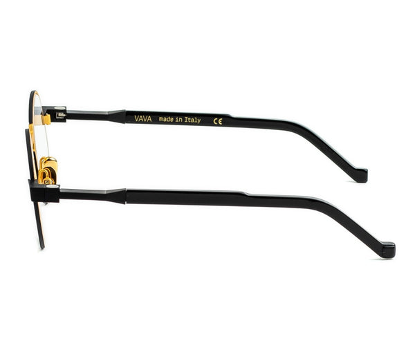 Vava Eyewear_Glasses_WL0082_BLACK & GOLD_47_90