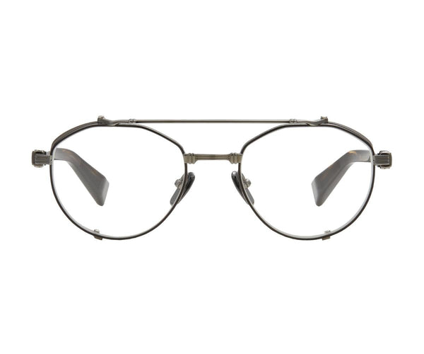 Balmain_Glasses_Brigade Iv_BPX-120B_Black Rhodium - Dark Brown Swirl_52_0