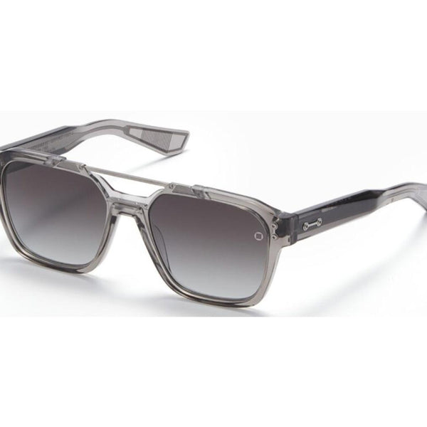 Lunettes De Soleil Akoni Discovery AKS-509B-55 - Cadre Gris Titane/plastique, Verres Dégradés Gris - UV400