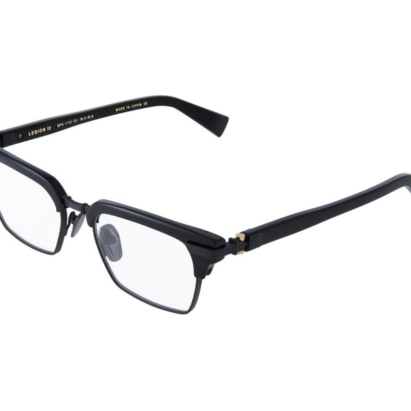 BALMAIN LEGIONⅡ BPX-113C by AKONI Balmain Legion-II BPX-113C Titanium Eyeglasses Black/Black Full