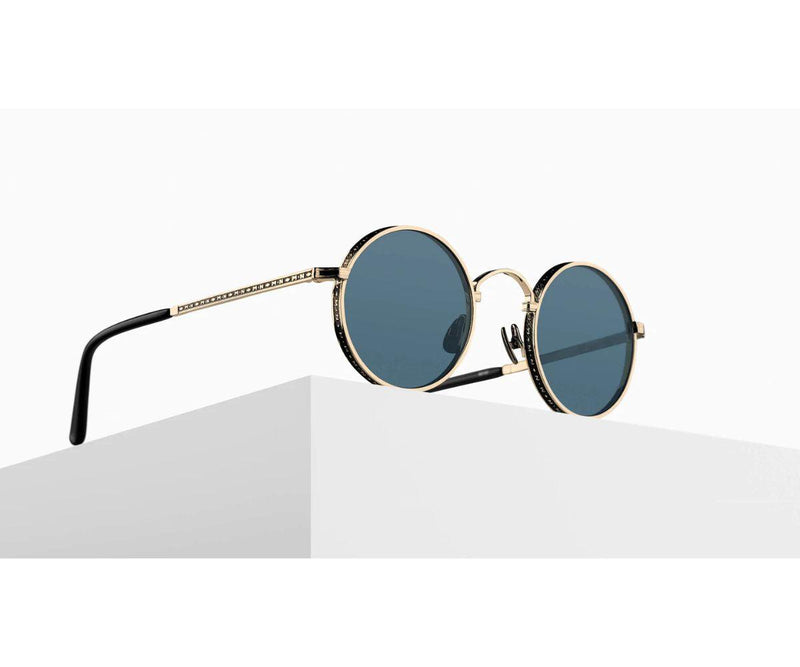 M3100 BRUSHED GOLD - MATTE BLACK 47 - GEM Opticians