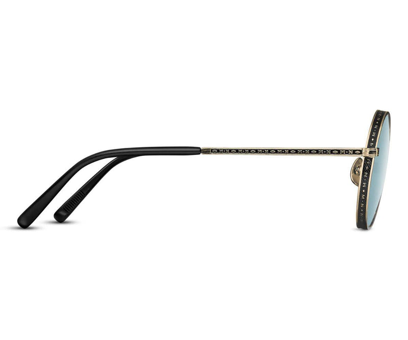 M3100 BRUSHED GOLD - MATTE BLACK 47 - GEM Opticians