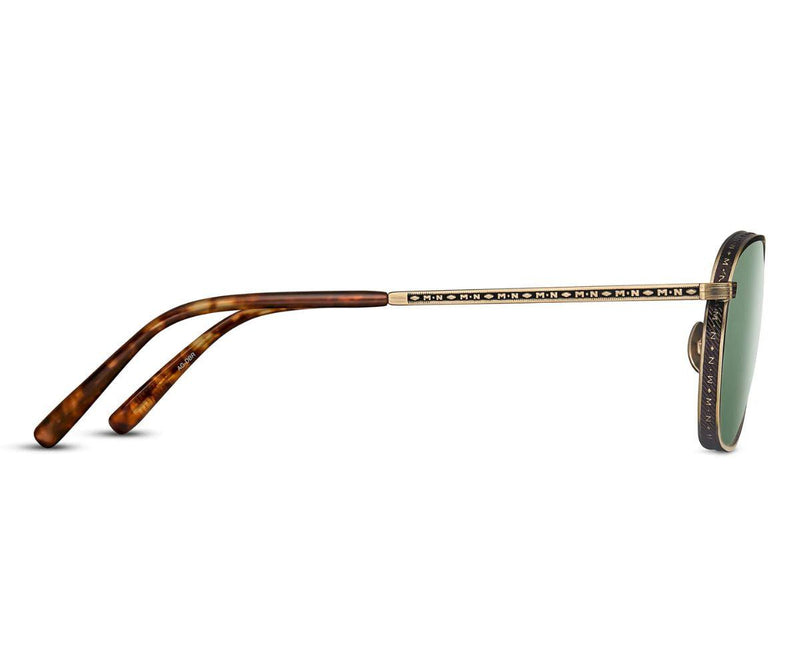 M3101 ANTIQUE GOLD - DARK BROWN 52 - GEM Opticians