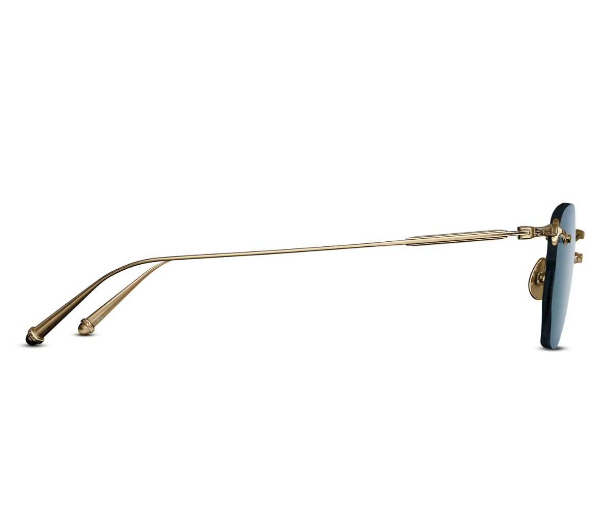 Buy Matsuda Sunglasses M3104-A Brushed Gold 46 | GEM OPTICIANS 