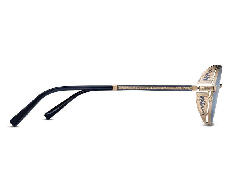 M3137 BRUSHED GOLD - NAVY 51 - GEM Opticians